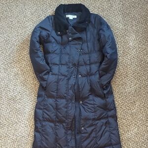 Larry Levine Black long Puffer Coat